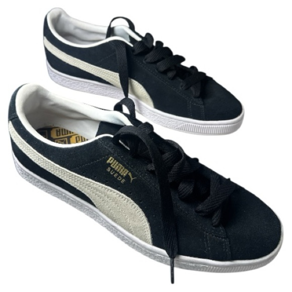PUMA Suede Classic XXI 374915-01 Black/White Men’s 9.5 (EU 42.5) Retro Low